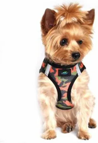 Vista 14 de DOGGIE DESIGN American River Arnés para perro Colección Camuflaje - Marrón Camo XS