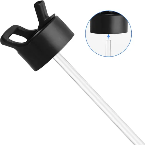 Vista 5 de 6 popotes de repuesto para niños simples y modernos, accesorios para botella de agua Simple Modern Kids botella de agua reutilizable de acero