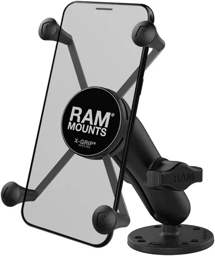 Vista 3 de RAM MOUNTS X-Grip Universal Phone Mount Holder with Drill-Down Base & Medium Arm, Secure Smartphone Cradle for iPhone & Android RAM-B-138-UN10