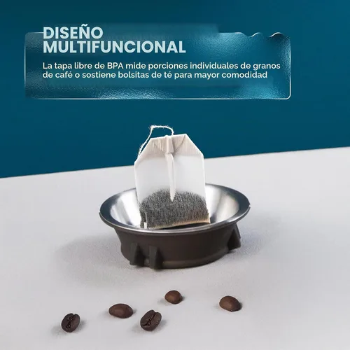 Vista 5 de OVALWARE - Servidor de café de vidrio para verter más de 20.3 fl oz/20