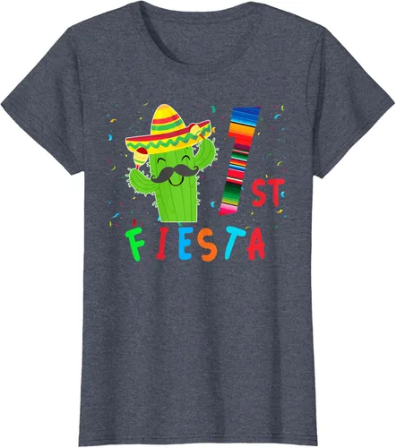 Vista 92 de Camiseta mexicana para fiesta temática de cumpleaños a juego, Negro, S