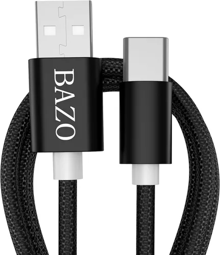 Vista 2 de BAZO Cable USB C a cargador (6 pies/5.9 ft), cable USB 2.0 tipo C de 100 W, alimentación de carga rápida para iPhone 15 Pro/iPhone 15 Pro Max