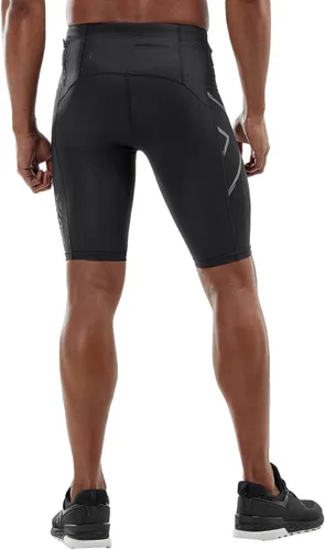 Vista 2 de 2XU Pantalones cortos de compresión ligeros para hombre para correr y deportes activos