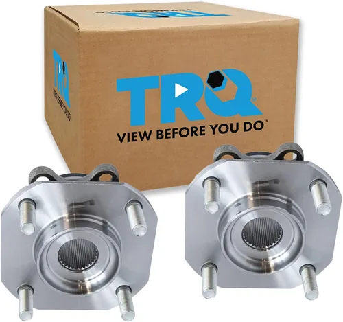 Vista 187 de TRQ Juego de 2 rodamientos de rueda delantera y conjunto de cubo compatible con Tesla 3 2020 Y 2018-2019 para Tesla 3 2020 Tesla Y AWD 2018-2019