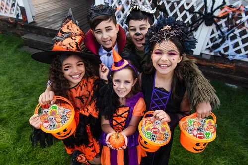 Vista 7 de Fruidles 20 unidades de paletas de tatuajes de Halloween, paquete variado, rellenos de bolsas de fiesta, envueltos individualmente
