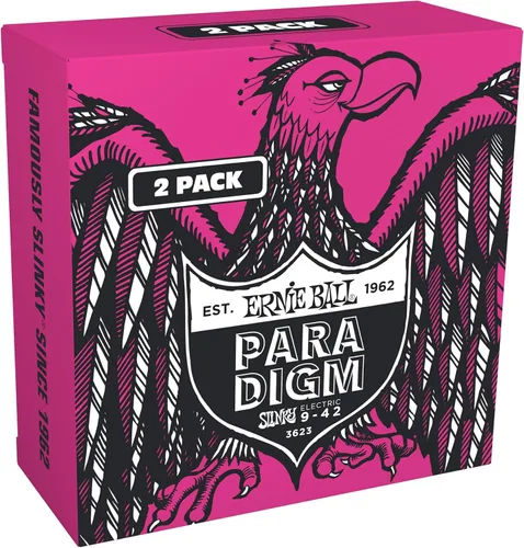 Vista 15 de Ernie Ball 2015 Paradigm cuerdas de guitarra eléctrica, parte superior ceñida, parte inferior gruesa