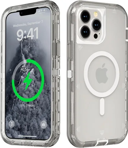 Vista 56 de Follaroma Funda para iPhone 11, Compatible con MagSafe, Fundas de Teléfono de Protección Resistente a Prueba de Golpes de Servicio Pesado