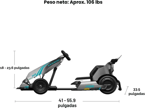 Vista 11 de Segway Ninebot Gokart Pro 2 - High-Speed Electric Go Kart for Ages 14+, Drift & Race with Speeds Up to 26.7 mph