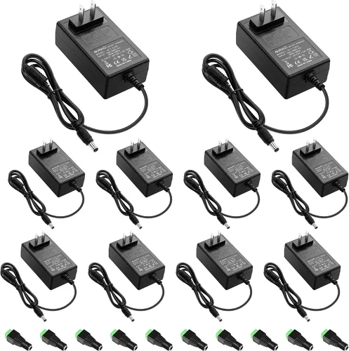 Vista 8 de ALITOVE Fuente de alimentación de 12V 3A DC 12 voltios 3A 36W AC/DC adaptador de corriente 100 ~ 240V AC a DC 12V Convertidor, Negro 2-Pack