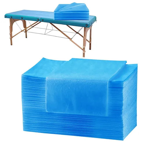 Vista 5 de Sábanas desechables para mesa de masaje, 100 piezas de 31.5 x 74.8 pulgadas, tela no tejida, desechables, para masajes, salón de belleza, tatuaje
