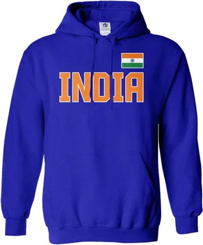 Vista 5 de Threadrock India National Pride - Sudadera unisex con capucha