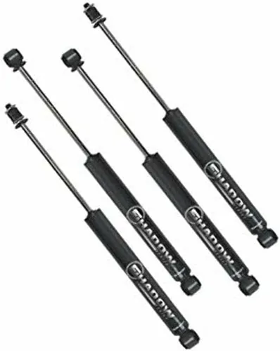 Vista 2 de Kit de elevación RealTruck de Superlift Suspension con caja de amortiguadores para Ford F-250/F-350 Amortiguadores de la serie Shadow delanteros