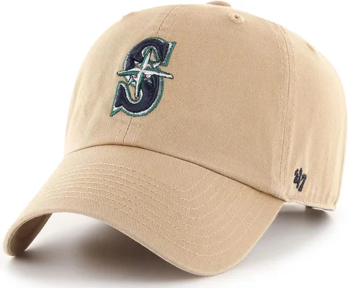 Vista 22 de 47 Brand MLB Primary Logo Clean Up Adjustable Strap Baseball Dad Hat Cap, Adult