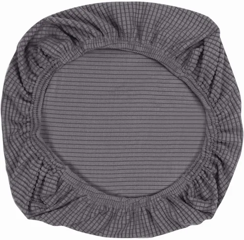 Vista 14 de Yikko - Fundas elásticas de jacquard con licra, con textura de grano de maíz, para sillas, aptas para oficina, comedor, bar, fundas para asientos