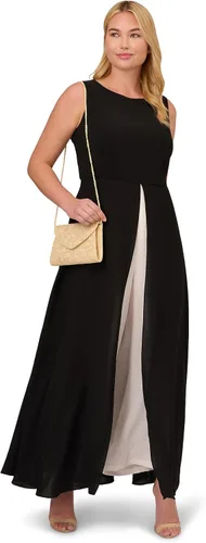 Vista 4 de Adrianna Papell Mono de crepé para mujer