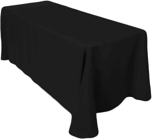 Vista 12 de ADD&SHIP Mantel rectangular (90 x 120 pulgadas) de largo, poliéster, reutilizable, para fiestas, eventos, banquetes, Acción de Gracias, Navidad