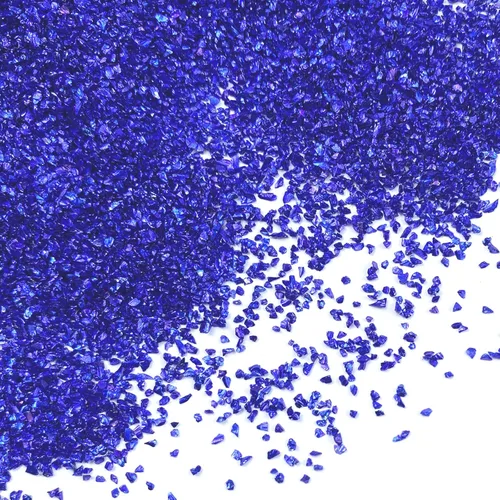 Vista 12 de Jmassyang Chips metálicos irregulares de vidrio triturado, 3.53 onzas, chispas de purpurina gruesa para arte de uñas, manualidades, resina