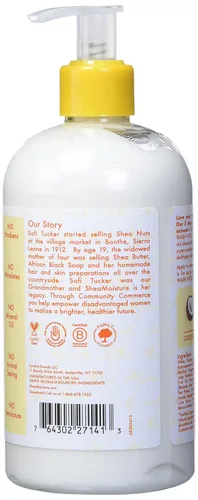 Vista 2 de SHEA MOISTURE Acondicionador de natillas de coco Bomba de 13 onzas (13.0 fl oz)