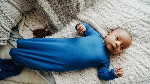 Vista 98 de Three Little Tots Vestido de corbata anudada para bebé recién nacido - Bebé