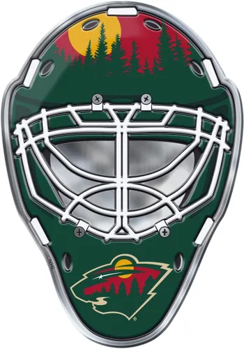 Vista 18 de FANMATS Emblema de máscara NHL Auto NHL Colores Team