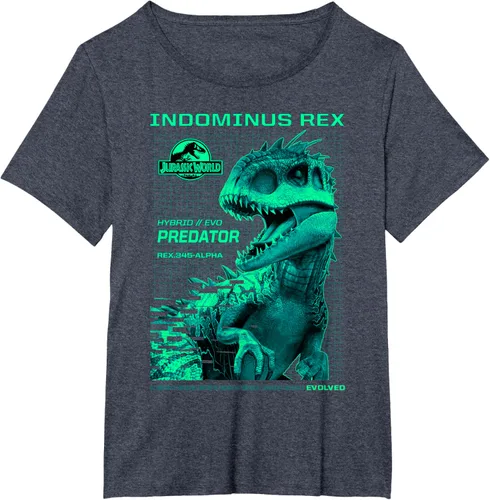 Vista 84 de Jurassic World Indominus Rex Hybrid Predator T-Shirt Small Negro