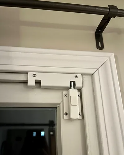 Vista 9 de SDGINA Cerradura de puerta corredera para puerta corrediza de cristal, cerraduras de seguridad para puertas corredizas de patio, tamaño de cerradura