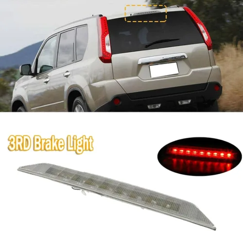 Vista 2 de Luz de freno de montaje alto para coche, para Nissan X-Trail T31 Xtrail 2008-2013 Luz de freno LED para coche, lámpara de freno de montaje alto