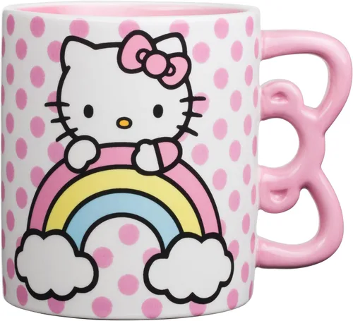 Vista 26 de Silver Buffalo Strawberry Shortcake Bake the World a Better Place - Taza ancha de cerámica con leche, 17 onzas