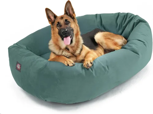 Vista 9 de Majestic Pet Villa - Cama para perros de espuma viscoelástica triturada de 32 pulgadas para perros de tamaño mediano, 32 x 23 x 7 pulgadas, cama