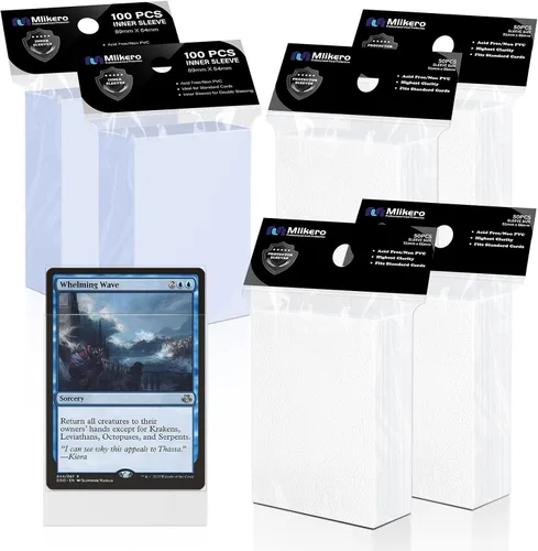 Vista 19 de Mlikero 1000 fundas para tarjetas, fundas para tarjetas de béisbol para tarjetas estándar, 10 colores fundas para tarjetas intercambiables aptas
