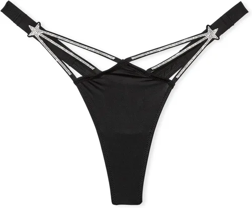 Vista 19 de Victoria's Secret Ropa interior tanga de mujer Very Sexy Shine Strap, bragas para mujeres (XS-XXL)