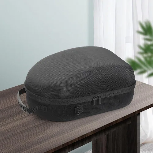 Vista 6 de Funda rígida compatible con Meta Quest 3 versión VR Gaming Headset y controladores táctiles, accesorios Travel VR Quest 3, adecuado para viajes