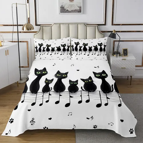 Vista 14 de Homewish Colcha de guitarra roja tamaño individual, juego de ropa de cama de música Hip Pop para decoración de habitación de niños y niñas, juego