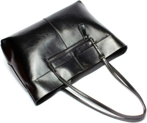 Vista 3 de Covelin cartera grande de cuero genuino, para mujer