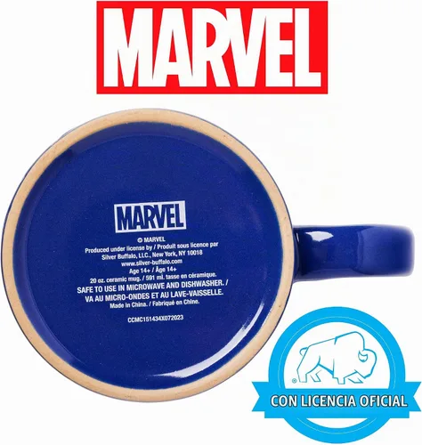 Vista 4 de Silver Buffalo Marvel Spider-Man Wax Resist, taza de cerámica, 20 onzas