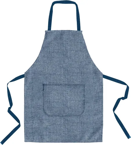 Vista 18 de Delantales de chef Cocinar hornear a la parrilla para restaurante casero Delantales de cocina premium con doble bolsillo para hombres y mujeres