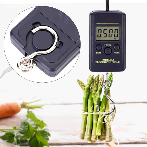 Vista 5 de Báscula con cerradura de precisión de 0.35 oz a 88.2 lbs, báscula de pesaje digital, con gancho para pesar herramienta de pesaje de medición