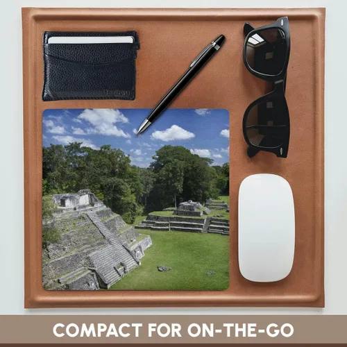 Vista 4 de 3dRose Caracol Ancient Mayan Sitio, Belice – SA02 wsu0019 – Alfombrilla de mouse, 8 por 8 inches