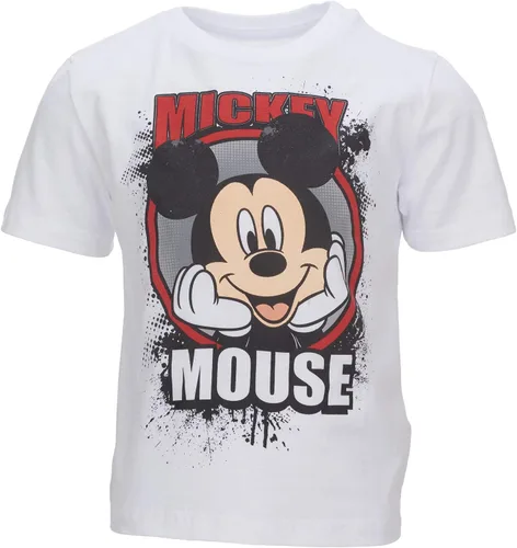 Vista 3 de Disney Camisetas sin botones de Mickey Mouse para niños pequeños a grandes