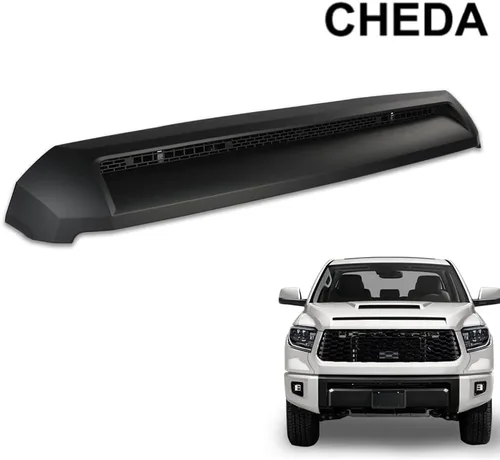 Vista 2 de CHEDA Rejilla superior de capó compatible con Toyota Tundra Platinum Style 2014, 2015, 2016, 2017, 2018, 2019, 2020, 2021