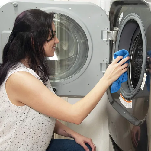 Vista 5 de CleanAide Toallas de limpieza de microfibra ultra absorbentes de 300 GSM para cocina, automóvil y hogar, paños reutilizables sin pelusas, sin Azul