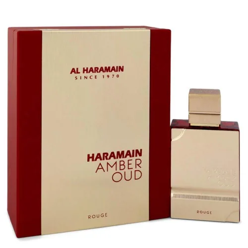 Vista 2 de Al Haramain Amber Oud Rouge - Eau de Parfum en espray unisex, 2 onzas