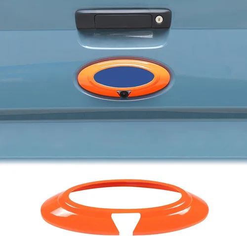 Vista 9 de Emblemas delanteros y traseros para auto, anillo, cubierta, compatible con Ford Maverick 2022-2024, emblema de maletero trasero, emblema