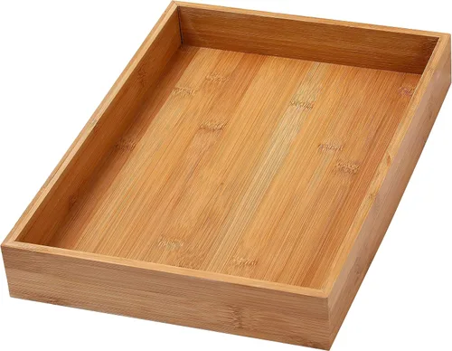Vista 18 de YBM Home Caja de almacenamiento organizadora de cajones de cocina hecha de bambú, 3x3x2 pulgadas 320