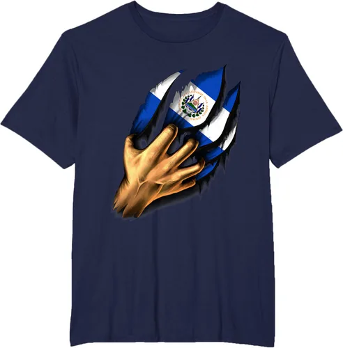 Vista 57 de El salvador bandera camisa salvadoreña en mi