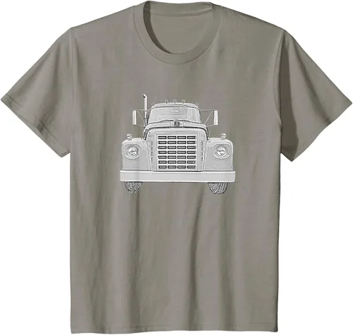 Vista 24 de Camiseta clásica de camión pesado International Harvester IH Loadstar, Negro, S