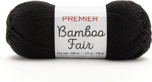Vista 8 de Premier Yarns Hilo de bambú Fair DK, para tejer y tejer, mezcla de algodón para tejido y ganchillo en climas cálidos, color marfil