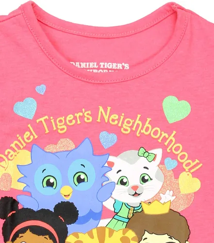 Vista 4 de Daniel Tiger Camiseta de manga corta para niñas