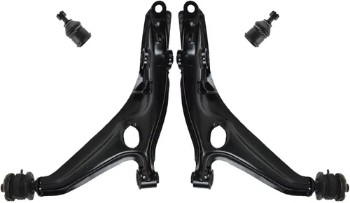 Vista 104 de TRQ Brazo de control superior e inferior del lado del conductor y del pasajero con juego de rótulas compatible con Chevrolet GMC 89-02