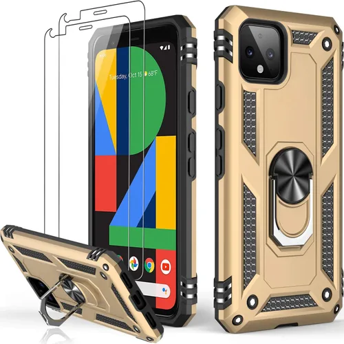 Vista 92 de LUMARKE para Google Pixel 3A XL - Funda con protector de pantalla, funda protectora grado militar probada contra caídas de 16 pies con soporte